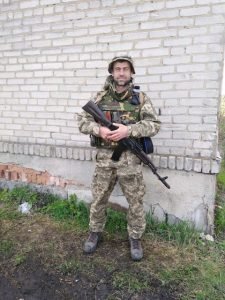 Vitaly on the frontline