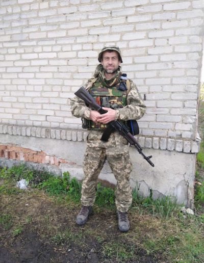 Vitaly on the frontline